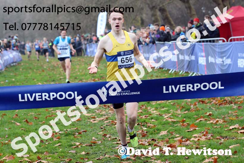 Mens under-17 British Athletics Liverpool Cross Challenge, Sefton Park, Liverpool. Photo:  David T. Hewitson/Sports for All Pics